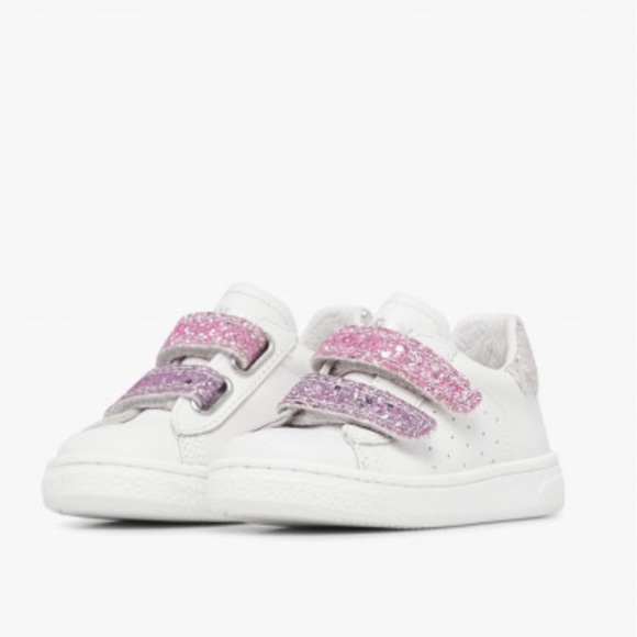 Naturino Other - NWT Naturino HASSELT 2 VL. Leather and Glitter Girls Sneakers